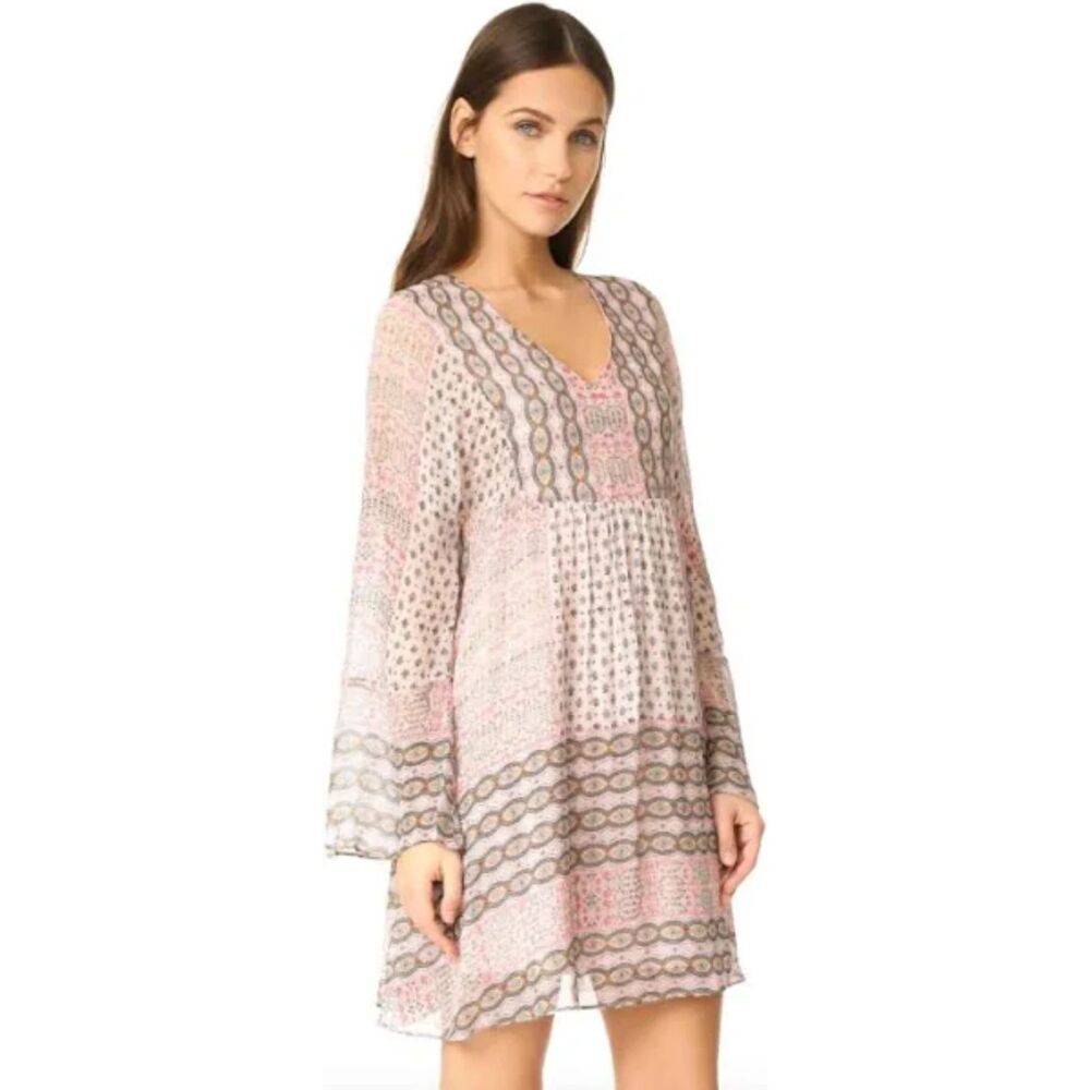 Rebecca Minkoff Women's Redland Dress in Topanga Canyon Print Size Small Boho